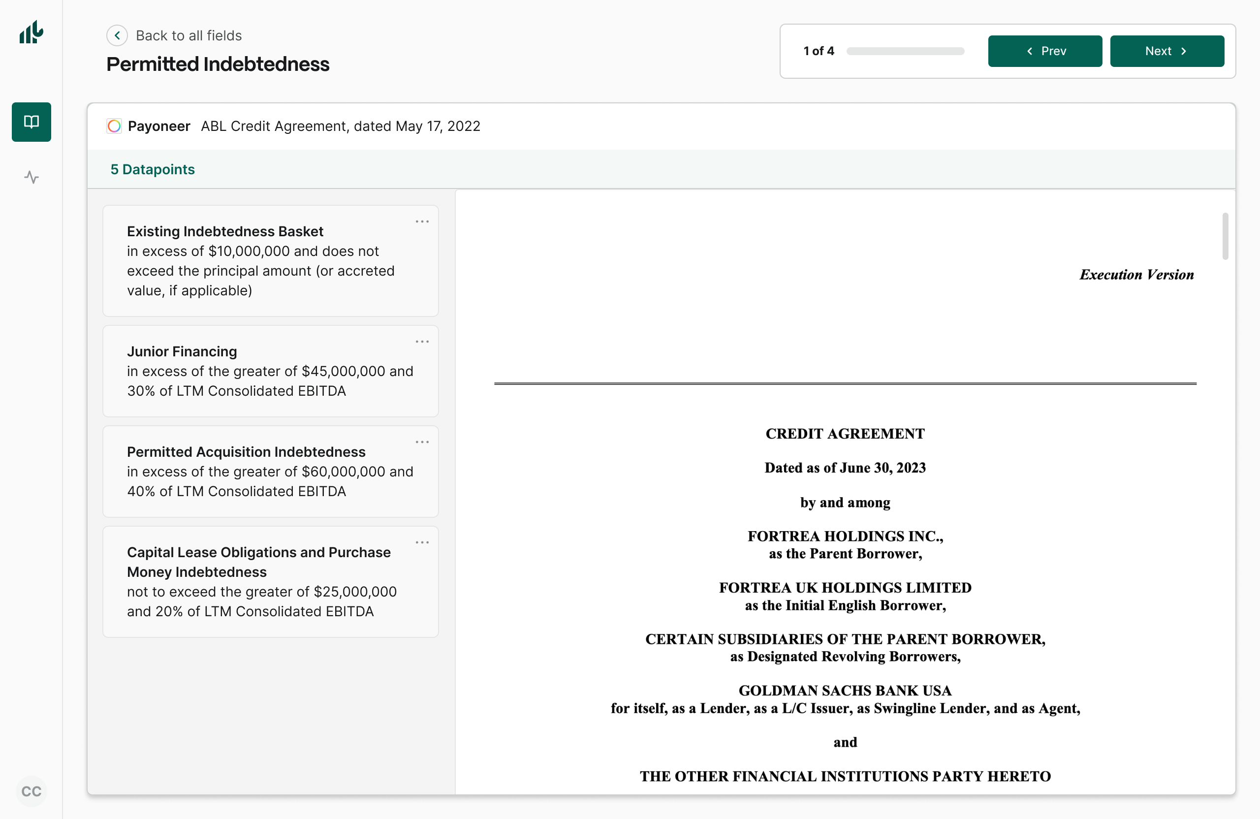 CredCore Project Screenshot 2